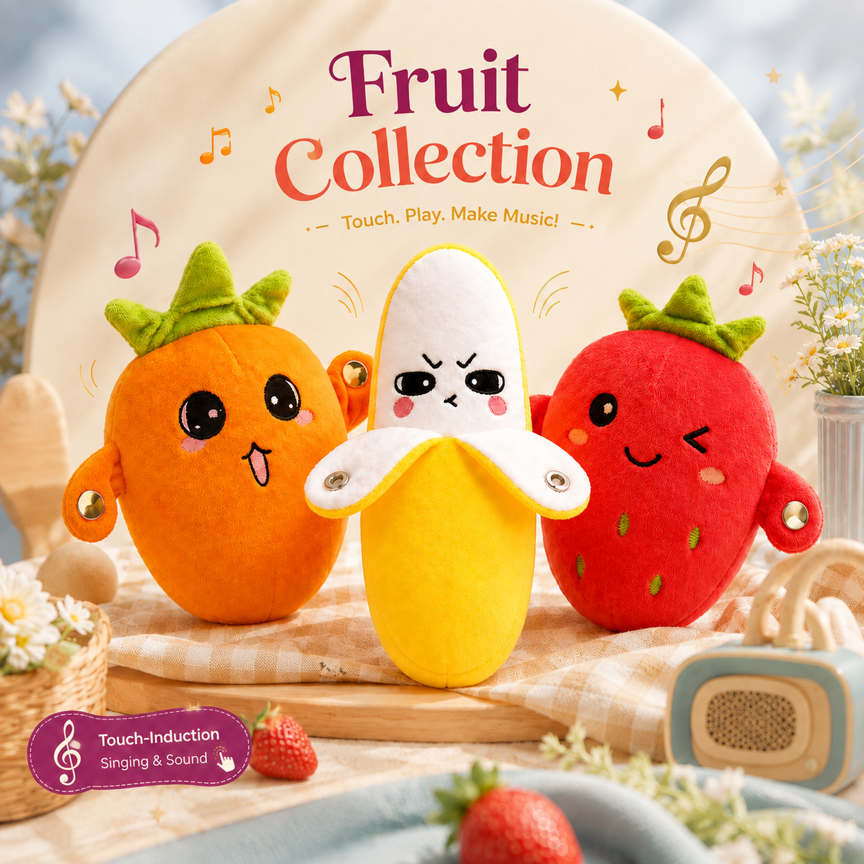 HoneyKite™ Musical Fruit Friend