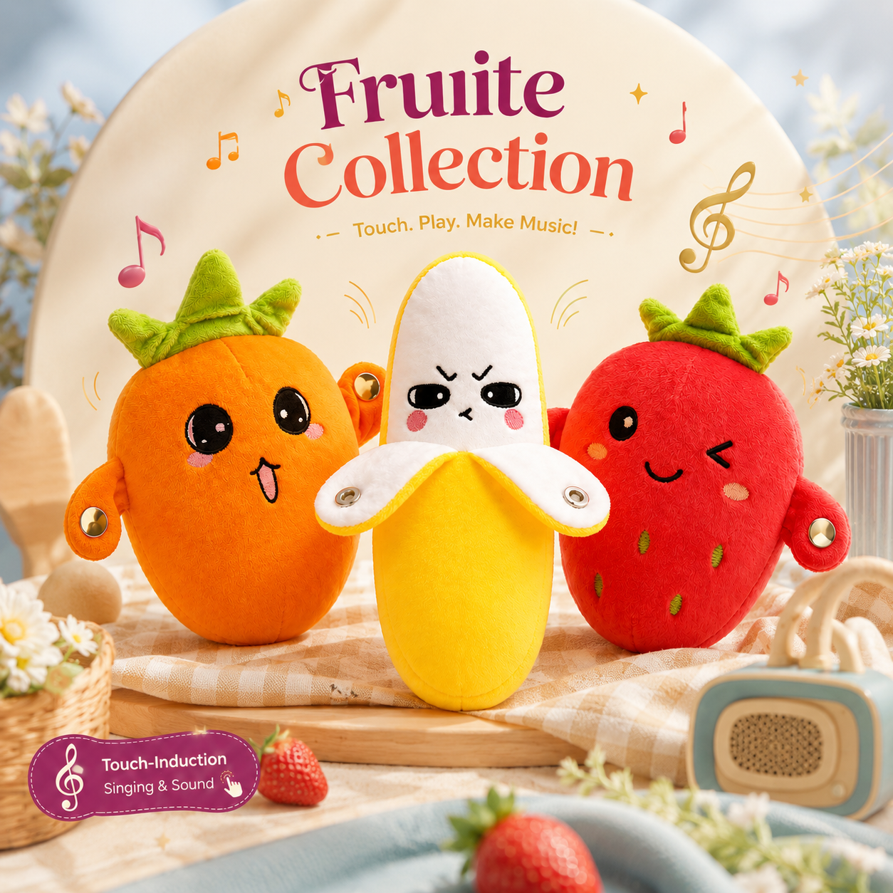 HoneyKite™ Musical Fruit Friend