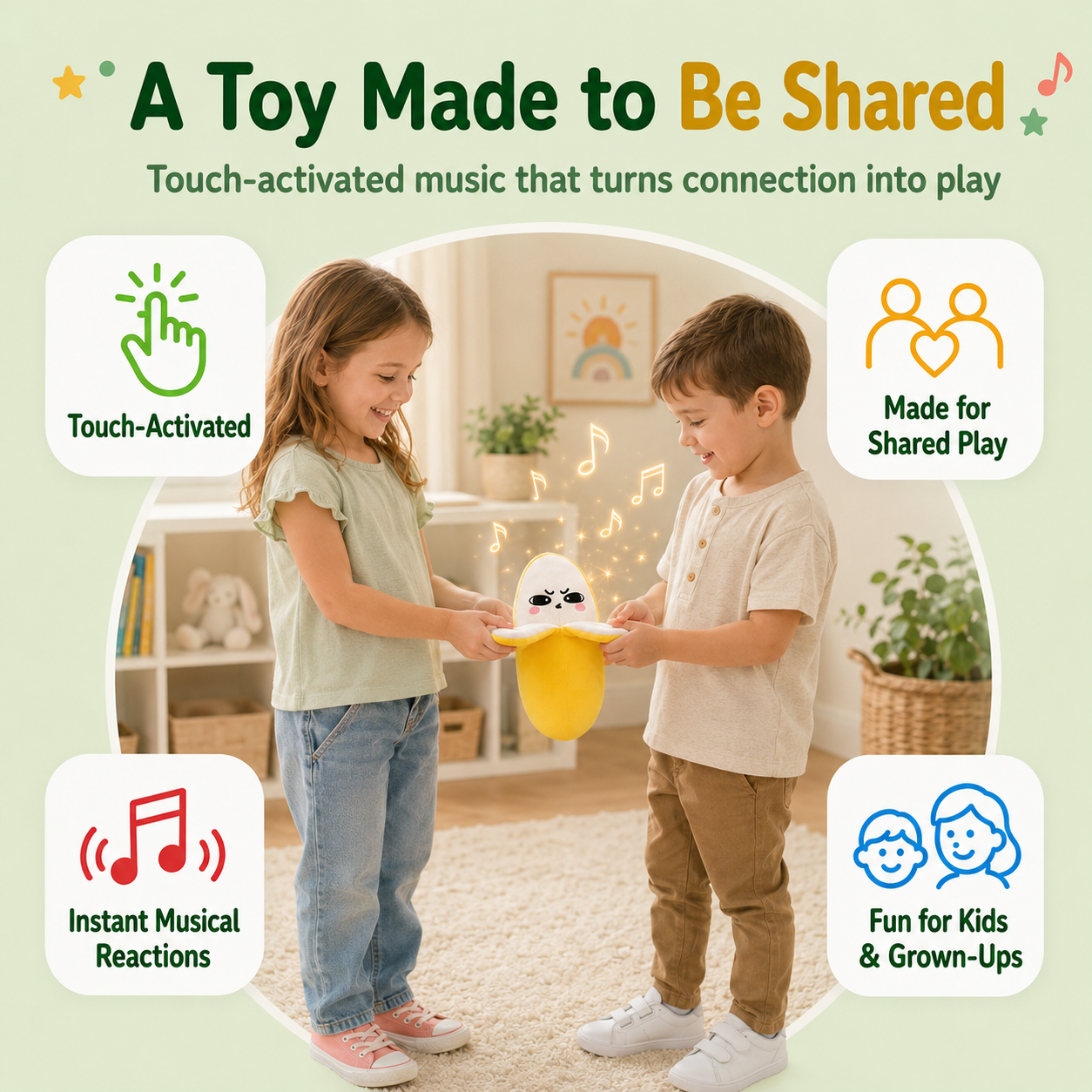 HoneyKite™ Musical Fruit Friend